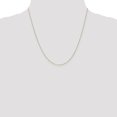 thumbnail image 2 of 10k Yellow Gold .8mm Cable Chain Necklace Pendant Charm Round Link, 2 of 9