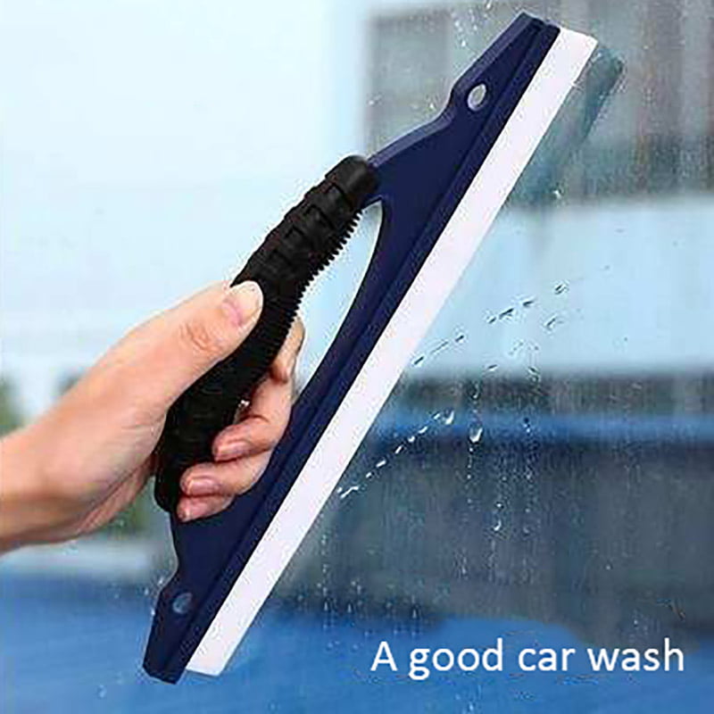 Car Silicone Water Wiper Soap Cleaner Scraper Blade Squeegee Car Vehicle Window 