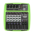 thumbnail image 1 of Muslady B6-MX Consola de Mezcla de Sonido Portátil de 6 Canales con Tarjeta de Sonido Mezclador de Audio, Potencia Fantasma de 48V y 16 DSP Integrados, Soporta Conexión BT, Función de Grabación de, 1 of 7