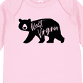 thumbnail image 4 of Inktastic West Virginia Black Bear Silhouette Boys or Girls Long Sleeve Baby Bodysuit, 4 of 5