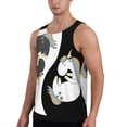 thumbnail image 2 of Xecao Unicorn in Yoga Men's Tank Top Workout Quick Dry Sleeveless Gym Jogging Muscle Shirts Summer Swim Beach Tops, 2 of 9
