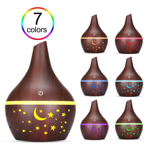 Difusor de aceites aromáticos LED Aroma Humidificador de aromaterapia el Humidificador