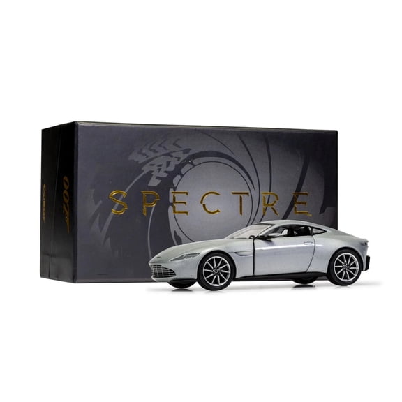 Aston Martin DB10 RHD (Right Hand Drive) Silver Metallic James Bond 007 "Spectre" (2015) Movie Diecast Model Car by Corgi