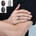 thumbnail image 2 of QQTDFG All Kinds Fashion Gear Shape Ring Men And Women's Universal Stainless Steel-Black-9, 2 of 7