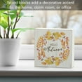 thumbnail image 4 of Highland Home "Hello Autumn" Freestanding Solid Wood Block Sign, 4 of 7