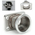 thumbnail image 4 of Flange Adapter,  Downpipe Flange Rustproof Stainless Steel Durable T3 4- To 2.5in V-Band  For Car, 4 of 8