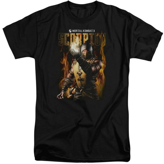 Mortal Kombat - Scorpion - Tall Fit Short Sleeve Shirt - XX-Large