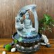 thumbnail image 2 of Fuente de Mesa de Resina de Buda, Fuente de Escritorio de Resina de Buda, Fuente de Agua de Mesa de Buda para decoración del hogar(220V,EU Plug), 2 of 13