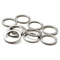 Boat Toggle Switch Nuts | 3/8 Inch Aluminum (Set of 10)