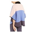 thumbnail image 2 of ANNE KLEIN Womens Gray Color Block Kimono Sleeve Jewel Neck Top Size: XS, 2 of 4