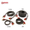 thumbnail image 3 of Pure Copper Audio Cable Audio Cord Power Amplifier PVC Cable For Car Audio System, 3 of 8