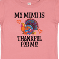 thumbnail image 4 of Inktastic Thanksgiving Mimi Thankful for Me Turkey Boys or Girls Baby T-Shirt, 4 of 5