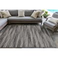 thumbnail image 6 of Transocean MNA58805247 Liora Manne Marina Stripes Indoor & Outdoor Rug, Grey - 4 ft. 10 in. x 7 ft. 6 in., 6 of 6