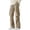 Khaki*, variant on Men's Casual Pants Solid Color with Multiple Pockets Comfortable Stretch Daily Wear Chic Elegant Trousers