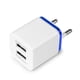 thumbnail image 2 of Seitruly UE enchufe 3.1A Universal 2 puertos USB de pared adaptador de viaje para Teléfono y Comunicación No.7, 2 of 6