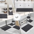 thumbnail image 6 of Smiry Bathroom Rugs Sets 2 Piece, Soft Absorbent Chenille Bath Rug Set, Non Slip Machine Washable Shaggy Bath Mats for Tub, Shower, and Floor (30x20+24x16, Dark Grey), 6 of 6