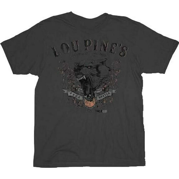 True Blood Lou Pine's Pack Master Wolf Charcoal Adult T-Shirt