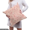 thumbnail image 4 of Ambesonne Cherry Blossom Fabric by the Yard Upholstery, Vintage, 2 Yards, Peach Coral White, 4 of 4