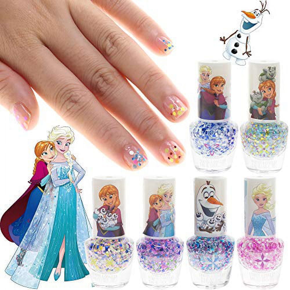 Buy Disney Frozen Nail Art Deluxe Gift Set 18pcs - Peelable Peel off  Glitter Colorful Nails for Kids Girls, Perfect Birthday Gifts, Goodies,  Party Favor Accessories Online at Low Prices in India -