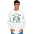 thumbnail image 5 of Smurfs Nature Camping Hiking Get Lost Long Sleeve TShirt Men Women Brisco Brands L, 5 of 6