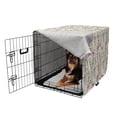 thumbnail image 2 of Spring Dog Crate Cover, Wild Flowers Pointy Petals Season Blossoming Leaves, Easy to Use Pet Kennel Cover Small Dogs Puppies Kittens, 7 Sizes, Multicolor, by Ambesonne, 2 of 6