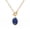 Lapis Lazuli, variant on Turquoise Pendant Toggle Paperclip Necklace for Women 18k Gold Plated Paper Clip Chain Necklace Turquoise Jewelry Christmas December Birthstone Gift Wife Mother Girlfriend