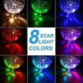 thumbnail image 4 of Veilleuses pour Enfants Projecteur Lune Étoile Rotation à 360 Degrés 8 Lumières Changeantes, 4 of 5