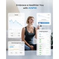 thumbnail image 4 of Báscula inteligente RENPHO para peso corporal, compatible con FSA y HSA, báscula digital de baño con Bluetooth, IMC, grasa corporal, monitor de composición corporal, analizador de salud con aplicación, 4 of 5
