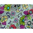 thumbnail image 4 of oneOone Viscose Jersey Mint Fabric Floral & Skull Sewing Material Print Fabric By The Yard 60 Inch Wide, 4 of 5