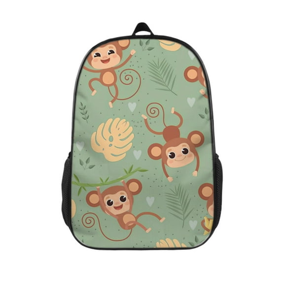 Monkey Backpack 17 Inch Large Capacity Casual Fashion Backpack