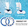 thumbnail image 4 of De Rodamientos De Bolas De Rueda Lisa, Pieza De Repuesto Para Limpiador De Piscina C-60 C60, Repuesto Para Limpiadores De Piscina A Presión Polaris 180 Y 280 8 Uds. Yuarrent HA016629-00, 4 of 7