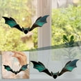 thumbnail image 2 of Less Than 5 Hangs Halloween Bat Stained Glass Window Hanging Acrylic Wall Art Decor, 2 of 8