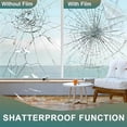 thumbnail image 2 of 4 Mil Clear Security and Safety Window Film Shatterproof Film for Glass Windows Anti Shatter Tempered Glass Film for Home and Office, 2 of 9
