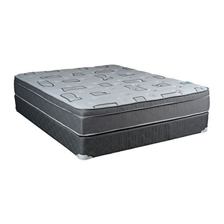 Euro Top Mattress - Dreamy Rest Pillow Top (Euro Top) Plush King Size Mattress and Box Spring Set