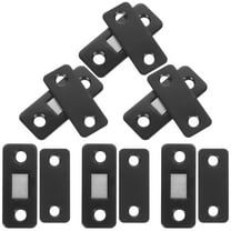 WORGEOUS  12 Pcs Magnetic Door Catch Wardrobe Magnets for Cabinet Doors Black