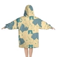 thumbnail image 2 of Border Collie Blanket Hoodies for Kids 6-13YR Oversize Wearable Blanket Hoodies for Boys Girls Teens, 2 of 7