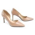 thumbnail image 4 of JENN ARDOR Women's Pumps High Heels Pointed Closed Toe Stiletto D'Orsay 3 in, 4 of 5