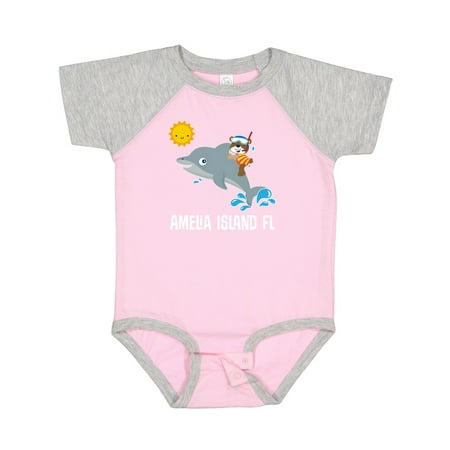 

Inktastic Amelia Island Florida Gift Baby Boy or Baby Girl Bodysuit
