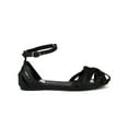 thumbnail image 2 of Nature Breeze Istanbul New Women Leatherette Strappy Ankle Strap Flat Sandal, 2 of 5