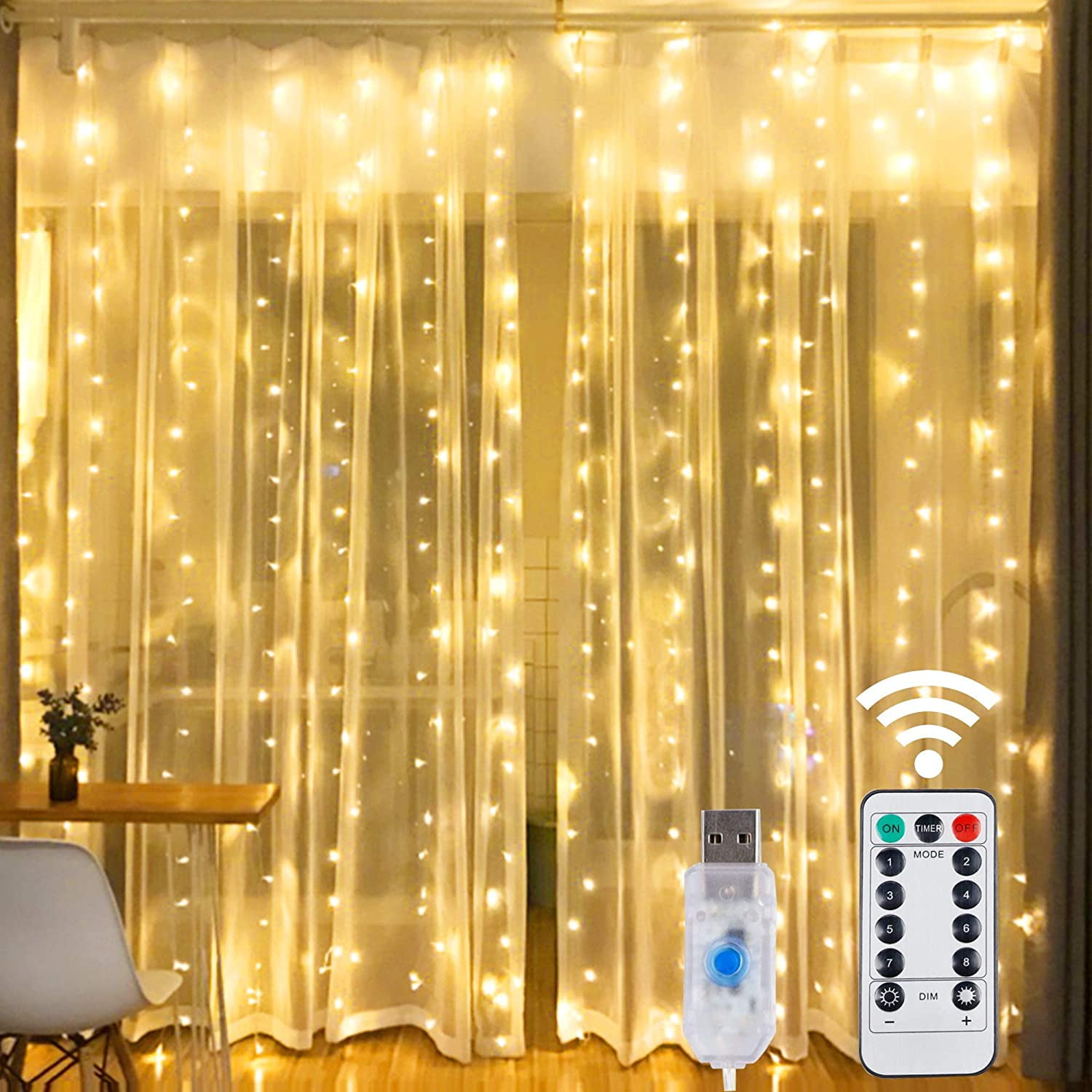 Warm White LED String Copper Wire Fairy Xmas Party wedding Decoration Lights