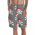 thumbnail image 1 of Shorts de Bain Pirate en Polyester Motif Maillot de Bain Homme, 1 of 5