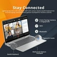 thumbnail image 3 of HP Envy x360 2-in-1 14" FHD Touchscreen Laptop, Intel Core i7-1355U, 16GB RAM, 2TB SSD, Backlit KB, 5MP Camera, Fingerprint Reader, Intel Iris Xe Graphics, Wi-Fi 6E, Win 11, Silver, 32GB USB Card, 3 of 7