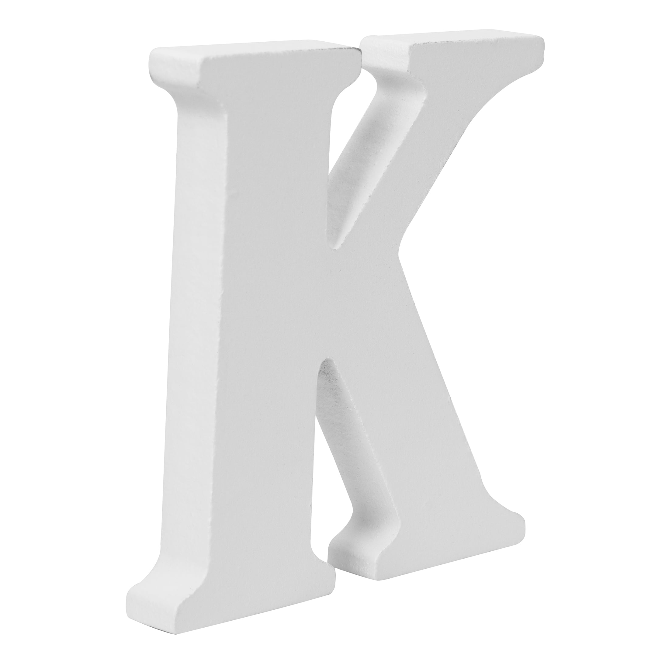 (3 pack) Cousin DIY 3" White Wood Letter K