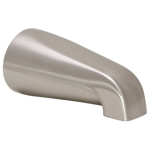 PROPLUS BATHTUB SPOUT WITH ADJUSTABLE SLIDE CONNECTOR BRUSHED NICKEL 1