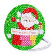 thumbnail image 1 of Espejo Bolsillo Diamante Doble Cara Papá Noel para Adultos y Principiantes Hugtrwg, 1 of 9