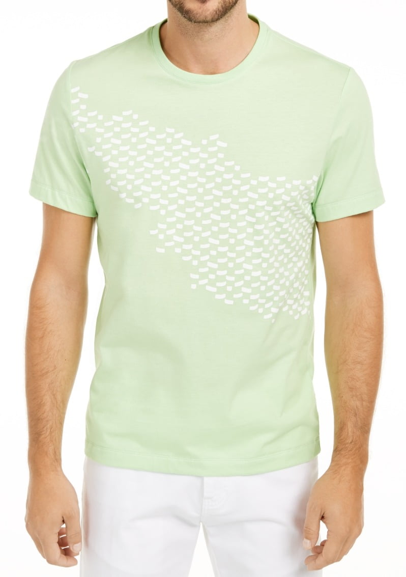 Alfani Mens T-Shirt Lime Medium 