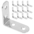 thumbnail image 3 of 16pcs Angle Brackets Furniture Corner Brackets Small L Brackets for Tables L Bracket Shelves L Shaped Corner Bracket with Screws, 3 of 5