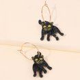 thumbnail image 3 of Halloween Earrings Funny Fashion Cat Decorative Statement Earrings Drop Earrings, 3 of 10