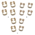 thumbnail image 2 of Kenally Abrazaderas de barrera de goma de resina para dientes molares Den-tal Da-m esterilizables en autoclave Clips Den-tal Da-m Material de laboratorio Grande para Molar, 2 of 6