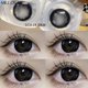 thumbnail image 2 of Lentes de contacto para miopía, lentillas cosméticas grandes de color natural para ojos negros, 2 unids/lote por par, 2 of 3